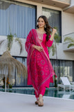 Premium Pure Kanjivaram Glass Tissue Suit Set with Hand Zari & Embroidery Work