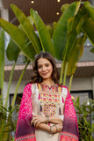 Premium Kanjivaram-Inspired Suit Set with Hand Embroidery & Lagdi Patta Dupatta
