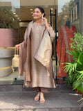 Pure Kanjivaram Glass Tissue Suit Set with Maharaja Silky Pant & Zari Jacquard Dupatta