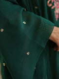 Elegant Kanjivaram-Inspired Suit Set with Hand Embroidery & Chanderi Gadhwal Dupatta