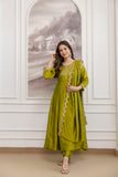 Evergreen Charm Embroidered Ethnic Collection