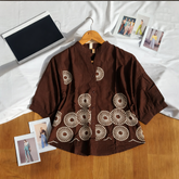 Soft Rayon Cotton Designer Embroidered Casual Top