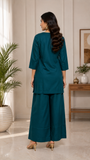 Peacock Teal Elegance Designer Ethnic Wear for Women