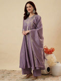 Grace Embroidered Anarkali Kurta Set with Dupatta