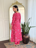 Elegant Floral Charm Kurta Pant with Printed Dupatta