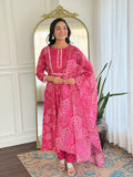 Elegant Floral Charm Kurta Pant with Printed Dupatta