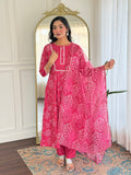 Elegant Floral Charm Kurta Pant with Printed Dupatta
