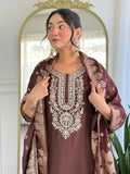 Heritage Bloom Embroidered Festive Ensemble
