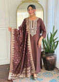 Heritage Bloom Embroidered Festive Ensemble