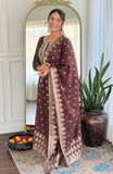 Heritage Bloom Embroidered Festive Ensemble