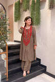 Rustic Charm Embroidered Suit Set