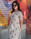 Wiora Summer Special Pure Premium Linen Cotton Daily Wear Kurti Set
