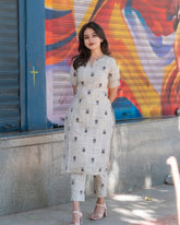 Wiora Summer Special Pure Premium Linen Cotton Daily Wear Kurti Set