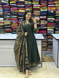 Kalamkari Print Cotton Suit Set with Designer Dupatta