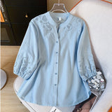 Embroidered Summer Top