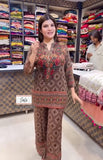 Ethnic Printed Kurti Palazzo Co-Ord Set for Women