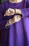 Royal Purple Linen Co-ord Set