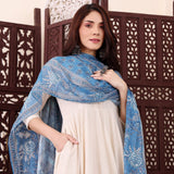 Pure Kanjivaram Glass Tissue Suit Set with Hand Zari Work & Jacquard Dupatta