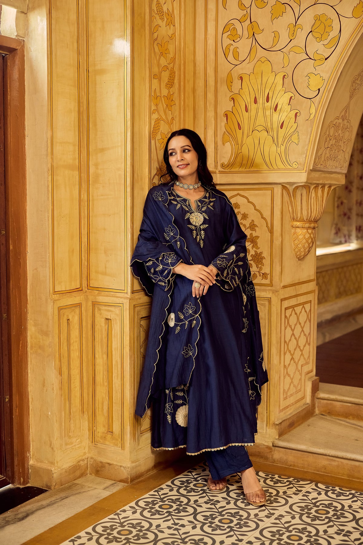 Navy Elegance Festive Kurta Collection