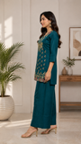 Peacock Teal Elegance Designer Ethnic Wear for Women
