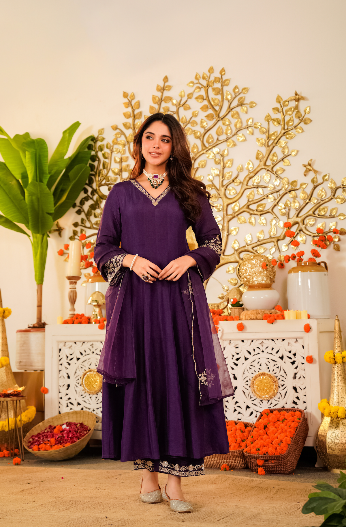 Royal Charm Embroidered Anarkali Collection