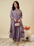 Grace Embroidered Anarkali Kurta Set with Dupatta