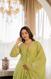 Garden Glow Kurta Pant Dupatta Set