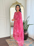 Elegant Floral Charm Kurta Pant with Printed Dupatta