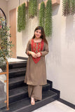 Rustic Charm Embroidered Suit Set