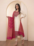 Elegant Off-White Banarasi Kurta Pant Set With Premium Banarasi Dupatta