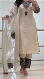 Traditional Banarasi Silk Suit Set with Intricate Zari Weaving
