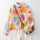 Multicolor Floral Printed Lightweight Shirt