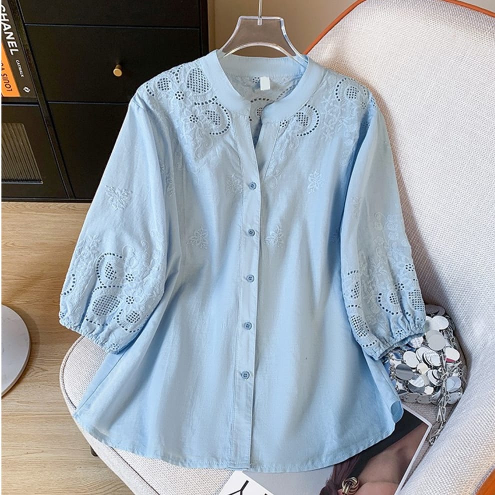 Embroidered Summer Top