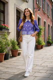 Timeless Lavender Charm Designer Shirt