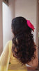 Organza Silk Saree with Delicate Floral Embroidery Work With Blouse