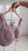 Light Dusty Mauve Luxe Tissue Silk Embroidered Saree