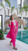 Premium Pure Kanjivaram Glass Tissue Suit Set with Hand Zari & Embroidery Work
